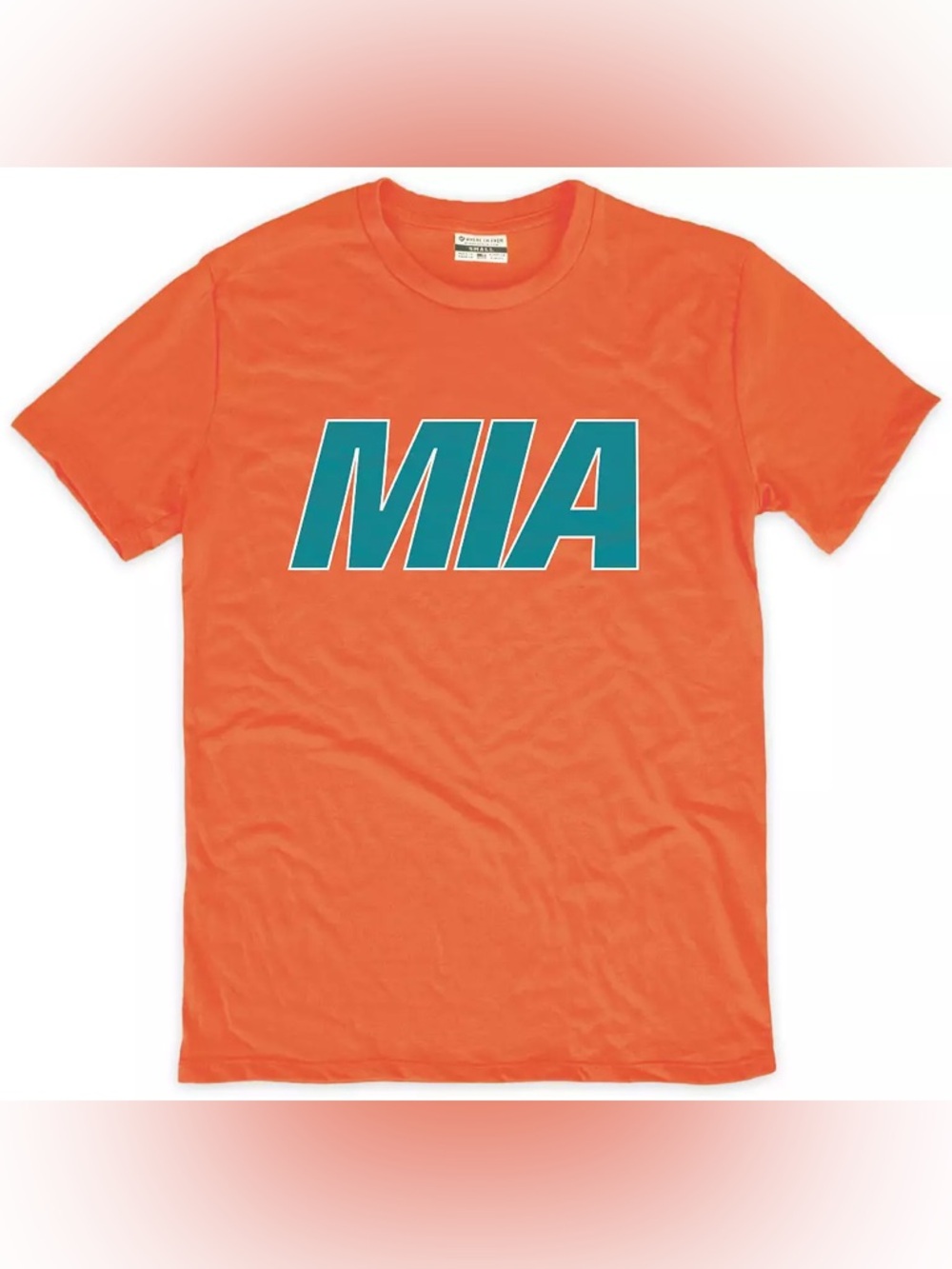 Where I’m From Adult Miami Orange Air Code T-Shirt NWT Size XXL
